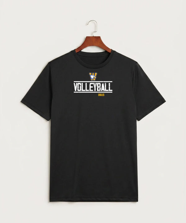 Windom Area High School Volleyball (Girls) - Black Sport-Tek PosiCharge Competitor Tee. ST350