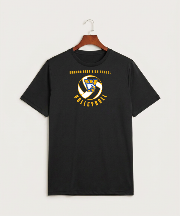 Windom Area High School Volleyball (Girls) - Black Sport-Tek PosiCharge Competitor Tee. ST350