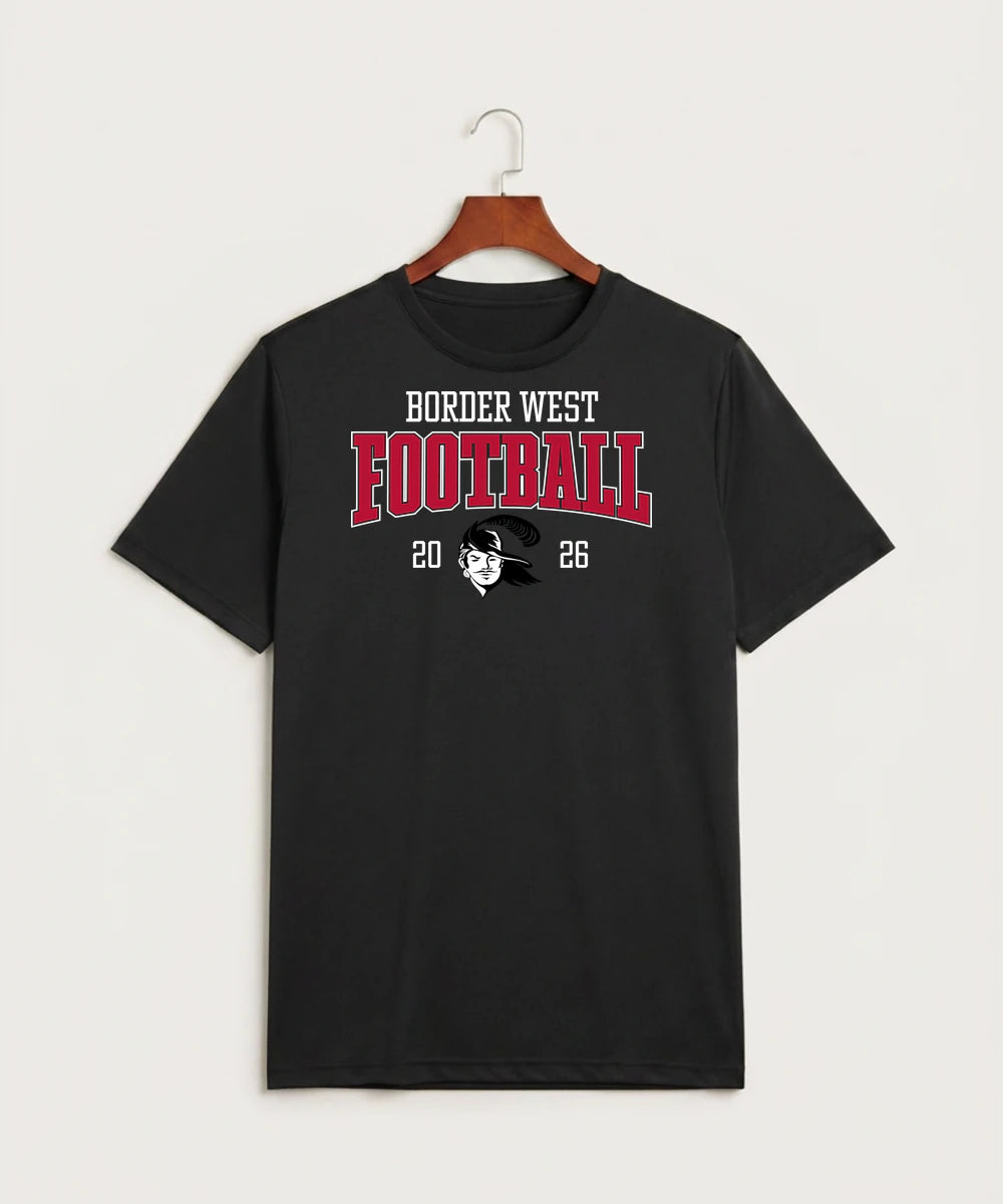 Border West Football (Boys) - Black Sport-Tek PosiCharge Competitor Tee. ST350