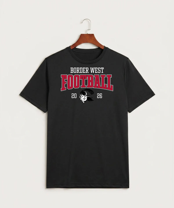 Border West Football (Boys) - Black Sport-Tek PosiCharge Competitor Tee. ST350