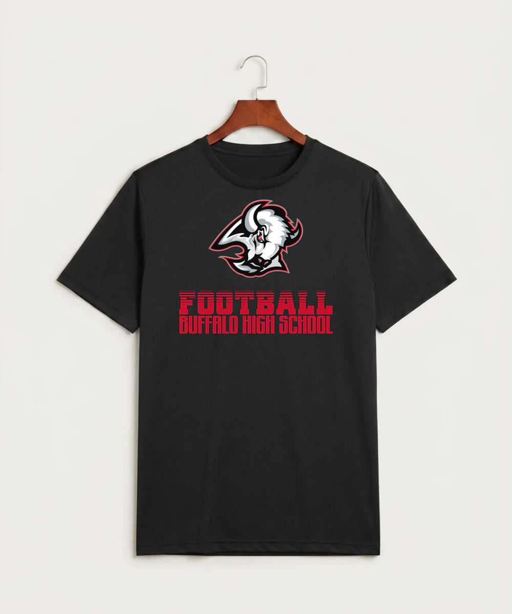 Buffalo High School Football (Boys) - Black Sport-Tek PosiCharge Competitor Tee. ST350