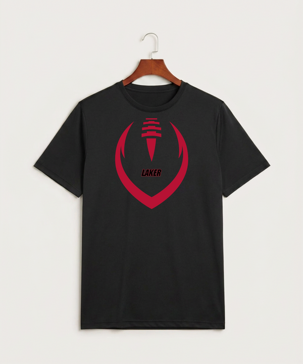 Detroit Lakes Community High School Football (Boys) - Black Sport-Tek PosiCharge Competitor Tee. ST350
