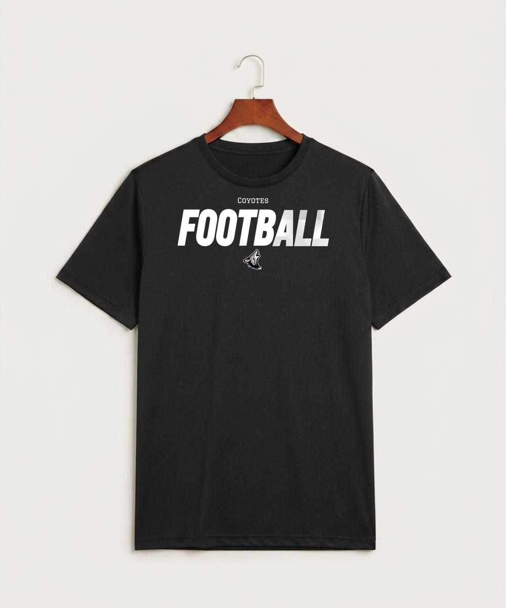 Heron Lake-Okabena High School Football (Boys) - Black Sport-Tek PosiCharge Competitor Tee. ST350