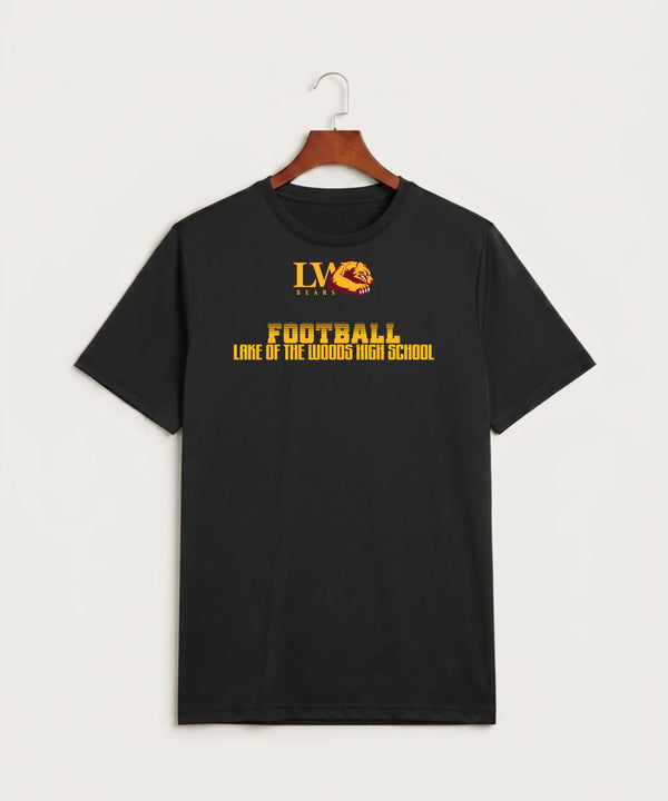 Lake of the Woods High School Football (Boys) - Black Sport-Tek PosiCharge Competitor Tee. ST350