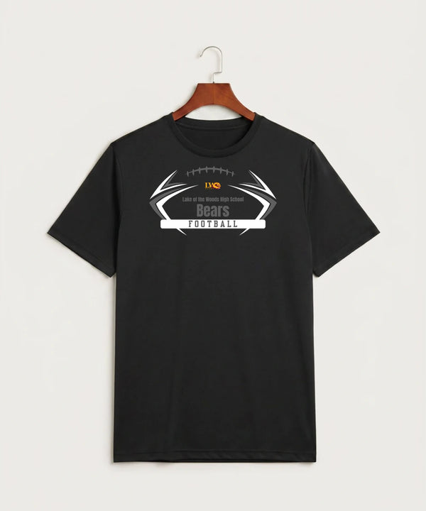 Lake of the Woods High School Football (Boys) - Black Sport-Tek PosiCharge Competitor Tee. ST350