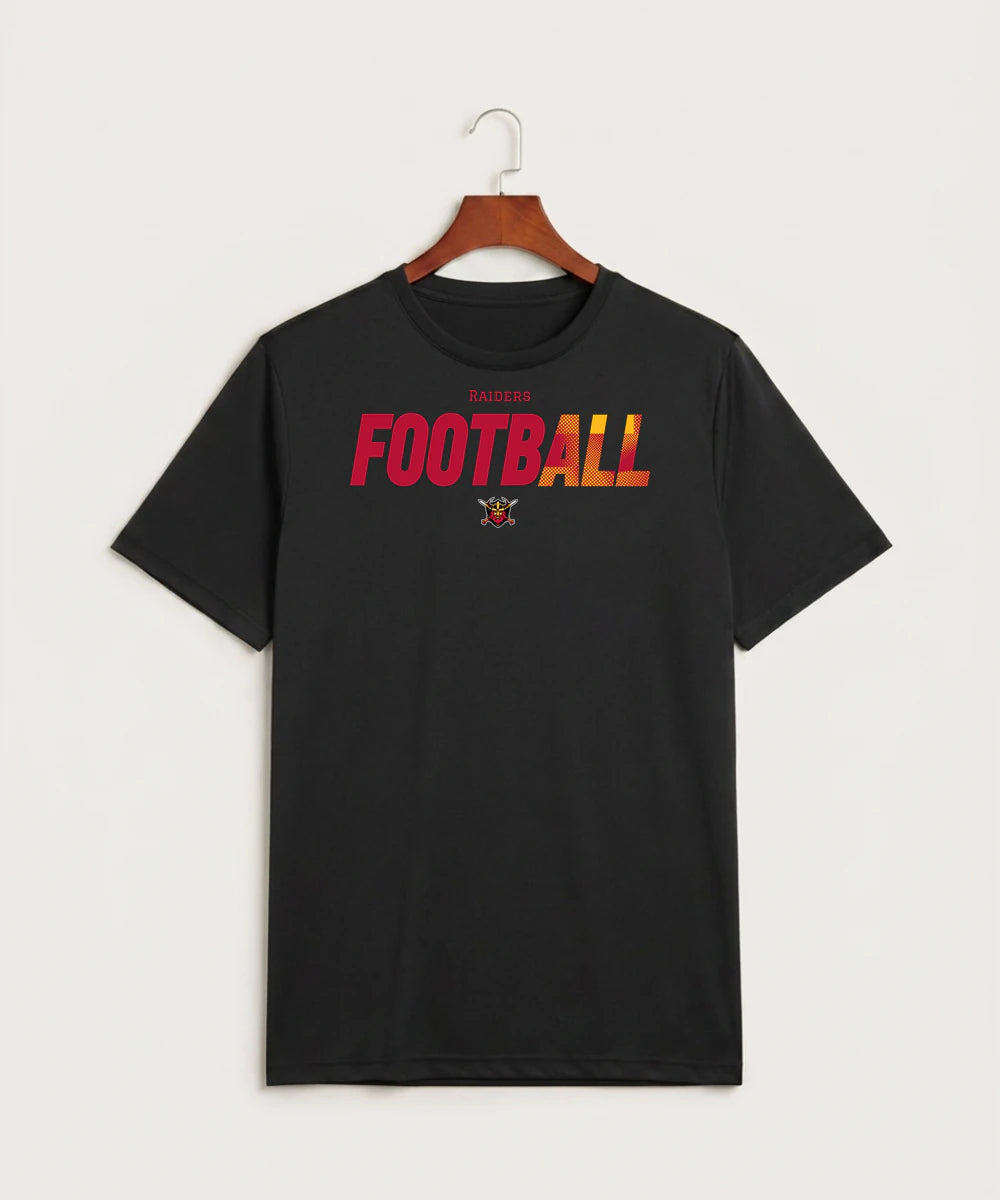 Mille Lacs High School Football (Boys) - Black Sport-Tek PosiCharge Competitor Tee. ST350