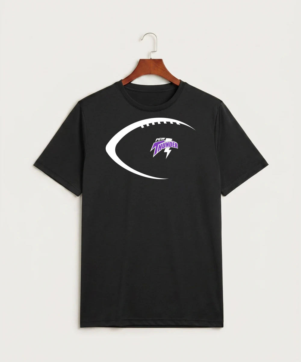 Polk County West Football (Boys) - Black Sport-Tek PosiCharge Competitor Tee. ST350