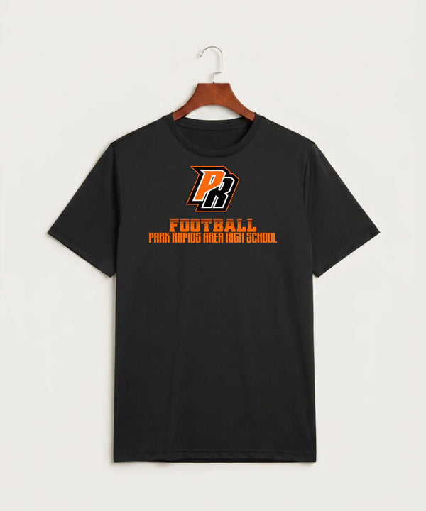 Park Rapids Area High School Football (Boys) - Black Sport-Tek PosiCharge Competitor Tee. ST350