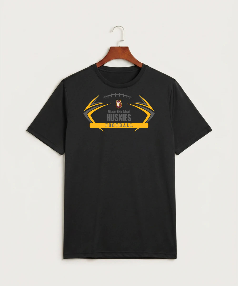 Pillager High School Football (Boys) - Black Sport-Tek PosiCharge Competitor Tee. ST350