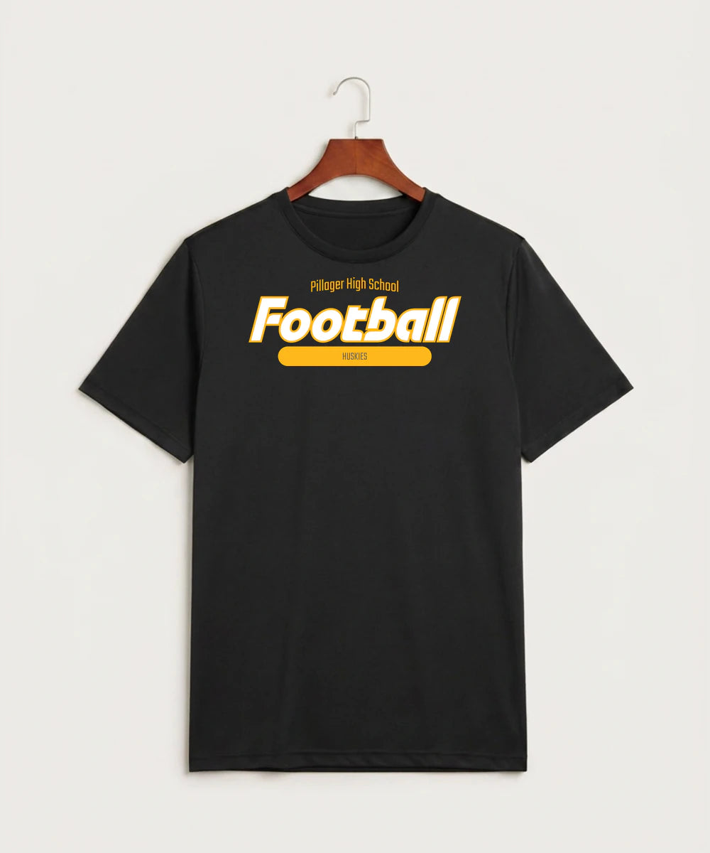 Pillager High School Football (Boys) - Black Sport-Tek PosiCharge Competitor Tee. ST350
