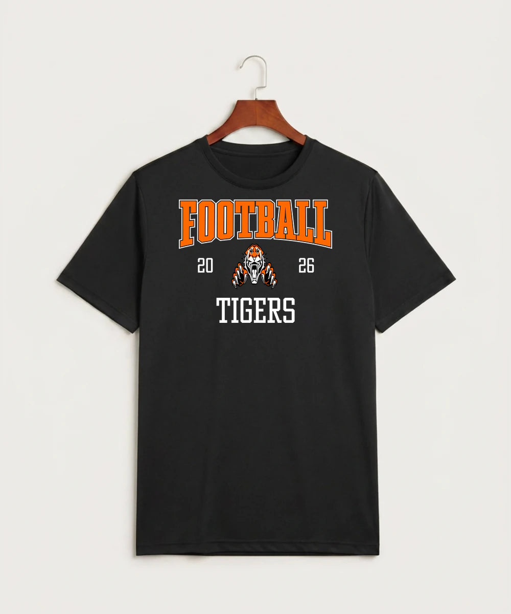 Pine River Backus High School Football (Boys) - Black Sport-Tek PosiCharge Competitor Tee. ST350