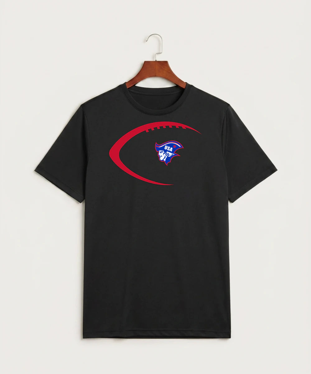 Upsala High School Football (Boys) - Black Sport-Tek PosiCharge Competitor Tee. ST350