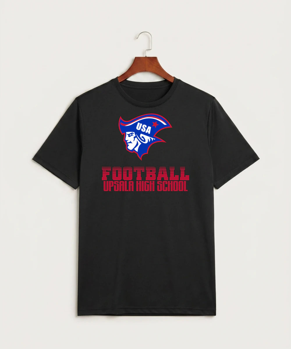 Upsala High School Football (Boys) - Black Sport-Tek PosiCharge Competitor Tee. ST350