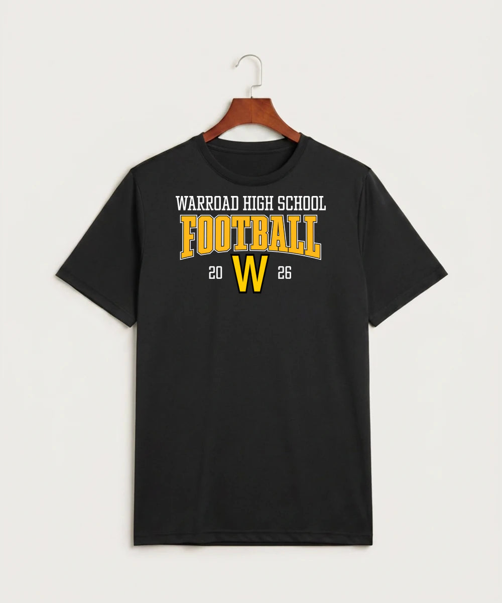 Warroad High School Football (Boys) - Black Sport-Tek PosiCharge Competitor Tee. ST350
