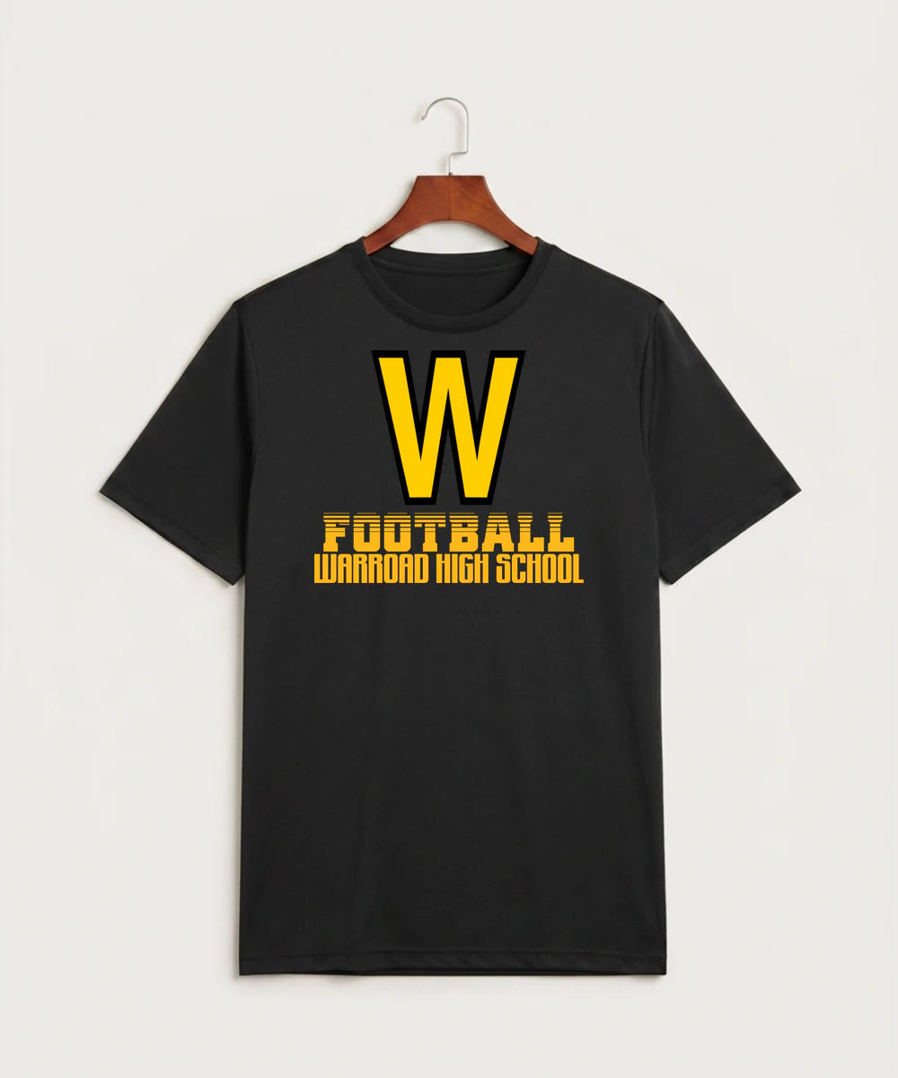 Warroad High School Football (Boys) - Black Sport-Tek PosiCharge Competitor Tee. ST350
