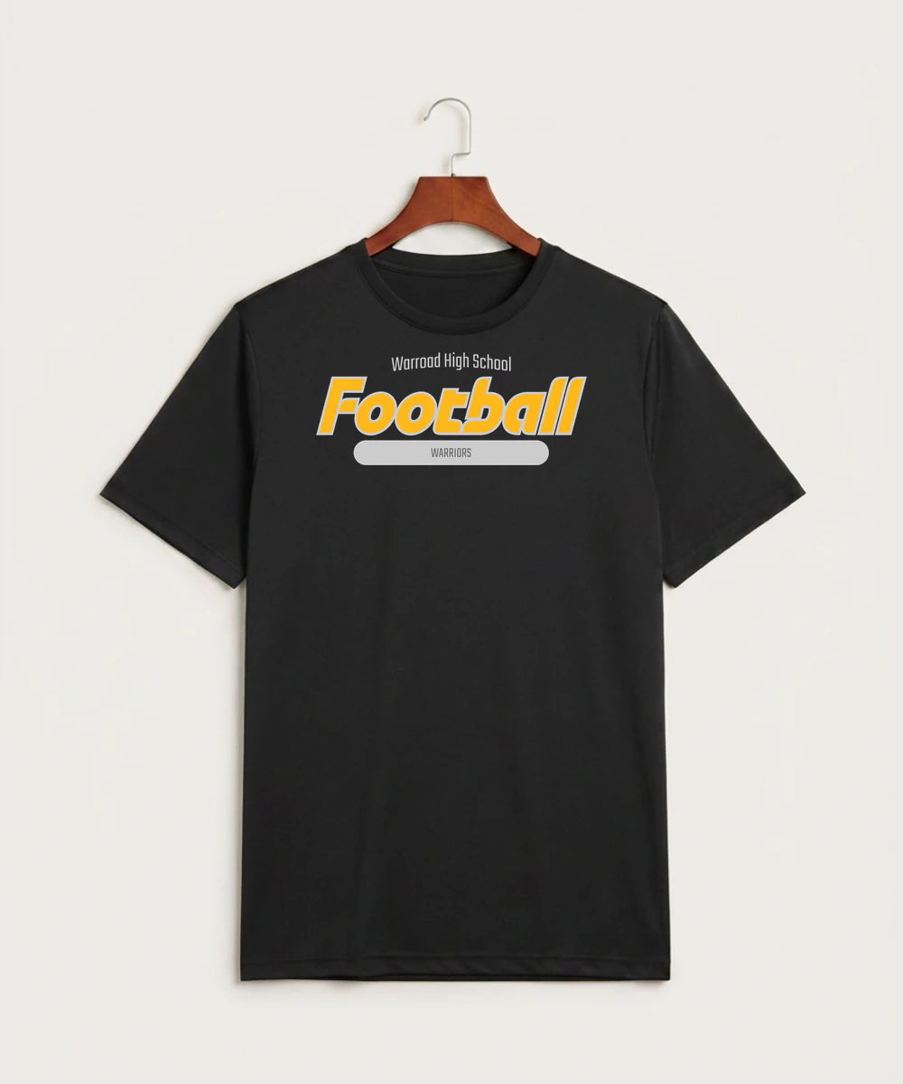 Warroad High School Football (Boys) - Black Sport-Tek PosiCharge Competitor Tee. ST350