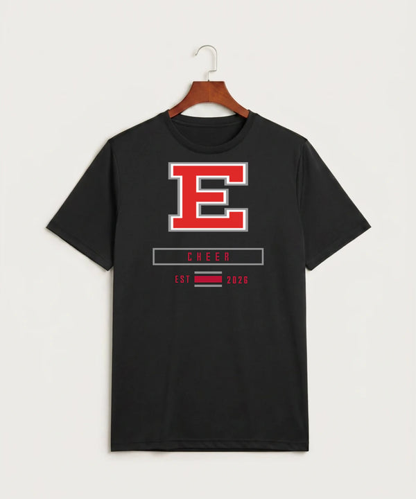 Duluth East High School Cheer (Coed) - Black Sport-Tek PosiCharge Competitor Tee. ST350