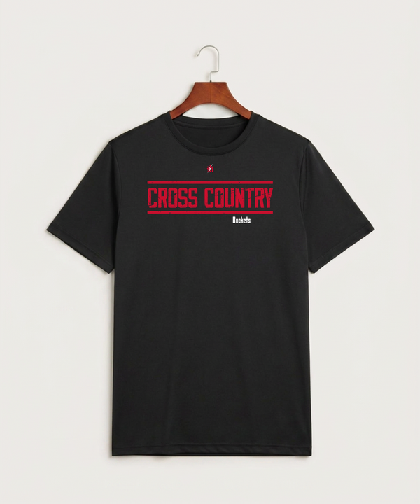 John Marshall High School Cross Country (Coed) - Black Sport-Tek PosiCharge Competitor Tee. ST350