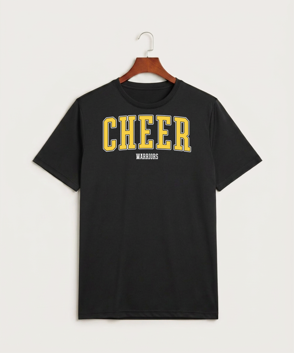 Wausau West High School Cheer - Black Sport-Tek PosiCharge Competitor Tee. ST350
