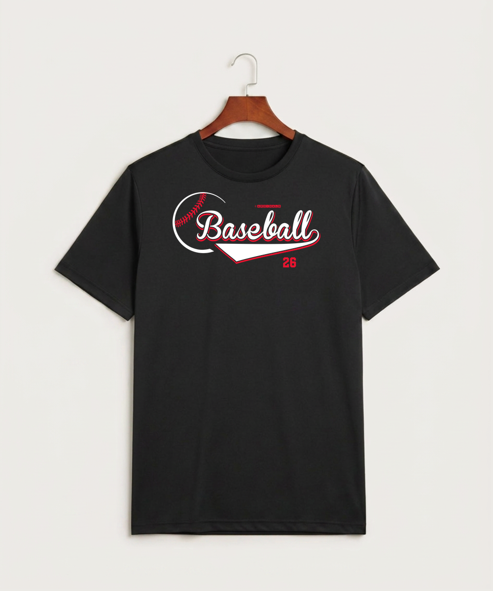 Forreston Baseball - Black Sport-Tek PosiCharge Competitor Tee. ST350