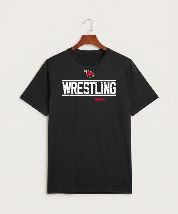 Forreston Wrestling - Black Sport-Tek PosiCharge Competitor Tee. ST350
