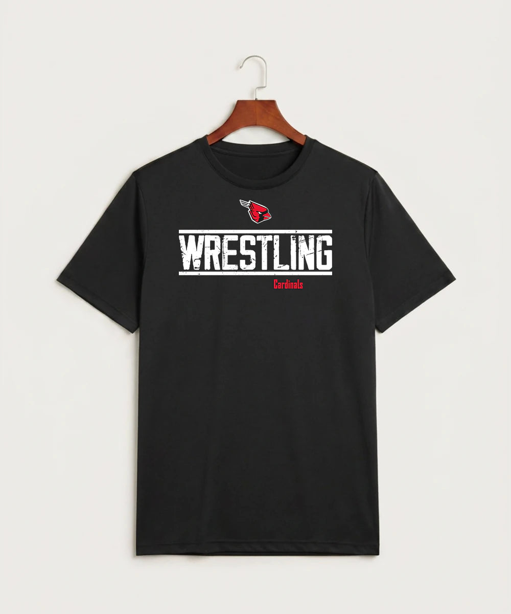 Forreston Wrestling - Black Sport-Tek PosiCharge Competitor Tee. ST350