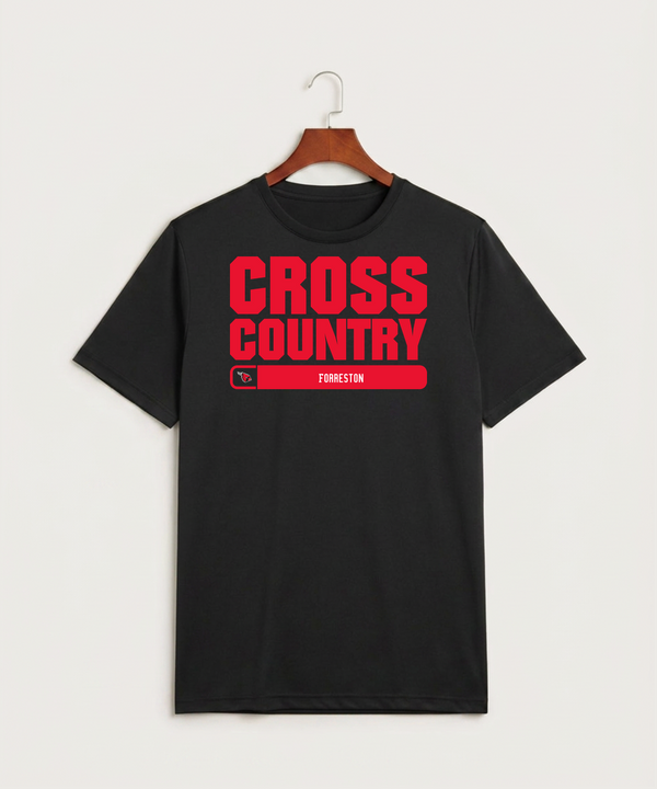 Forreston Cross Country - Black Sport-Tek PosiCharge Competitor Tee. ST350