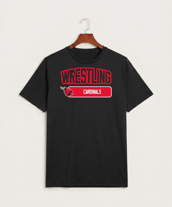 Forreston Wrestling - Black Sport-Tek PosiCharge Competitor Tee. ST350