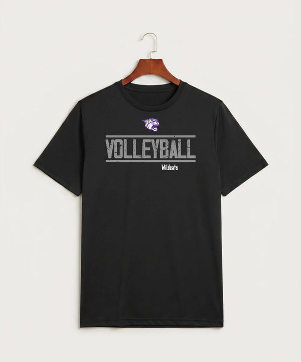 Goodhue High School Volleyball (Girls) - Black Sport-Tek PosiCharge Competitor Tee. ST350