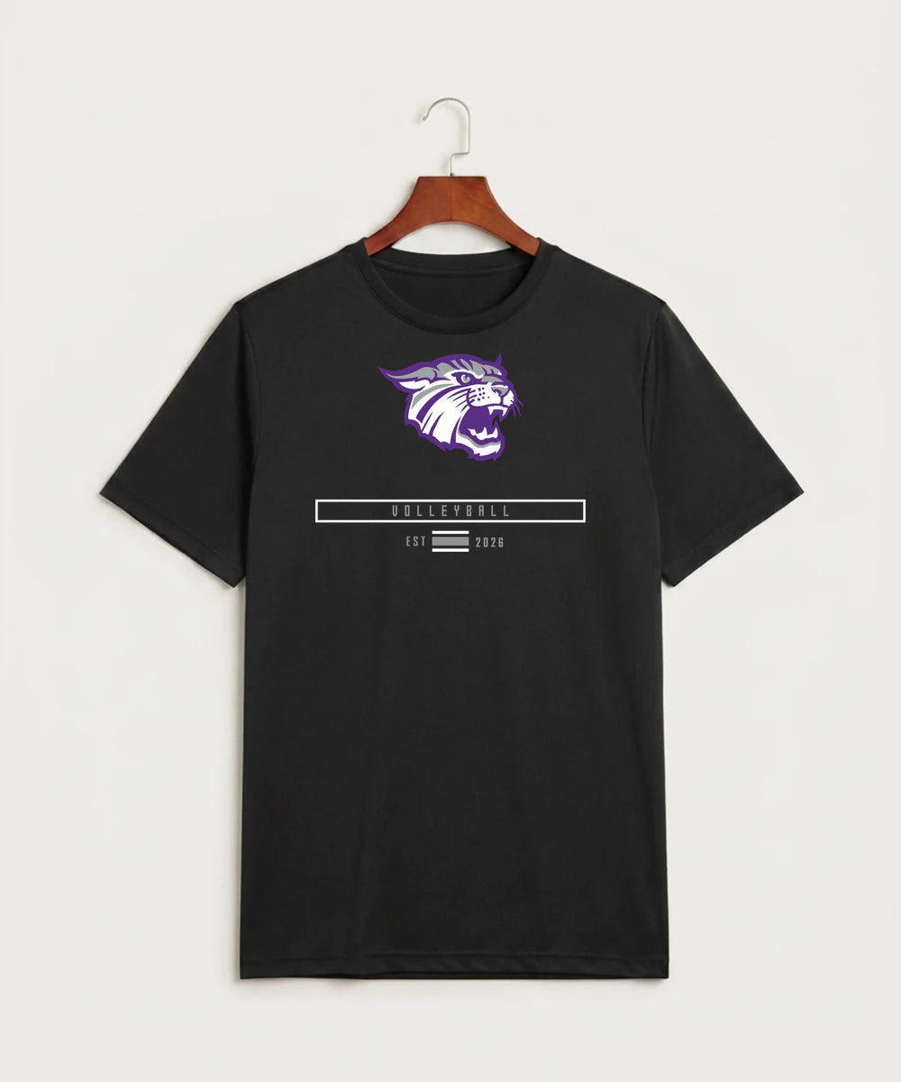 Goodhue High School Volleyball (Girls) - Black Sport-Tek PosiCharge Competitor Tee. ST350