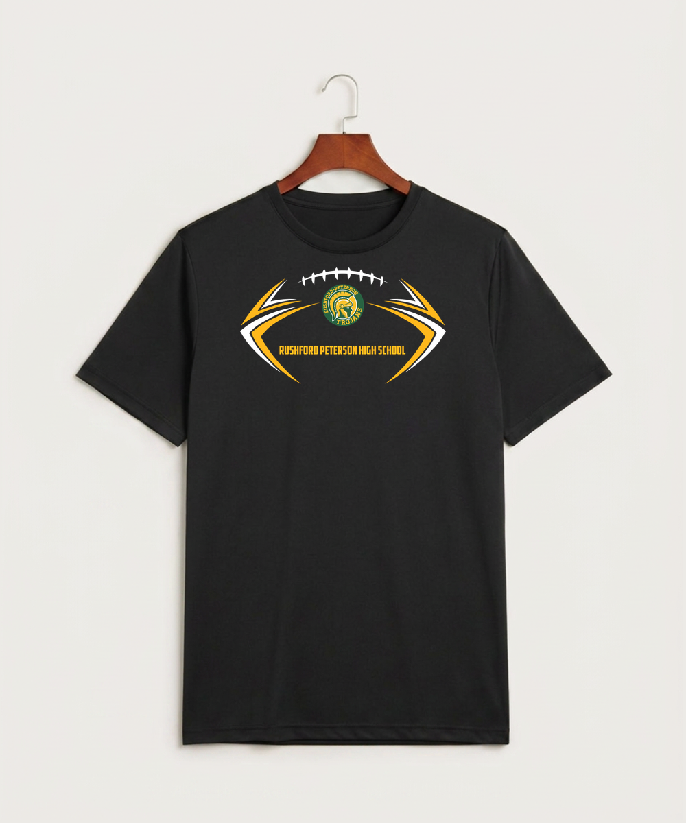 Rushford Peterson High School Football (Boys) - Black Sport-Tek PosiCharge Competitor Tee. ST350