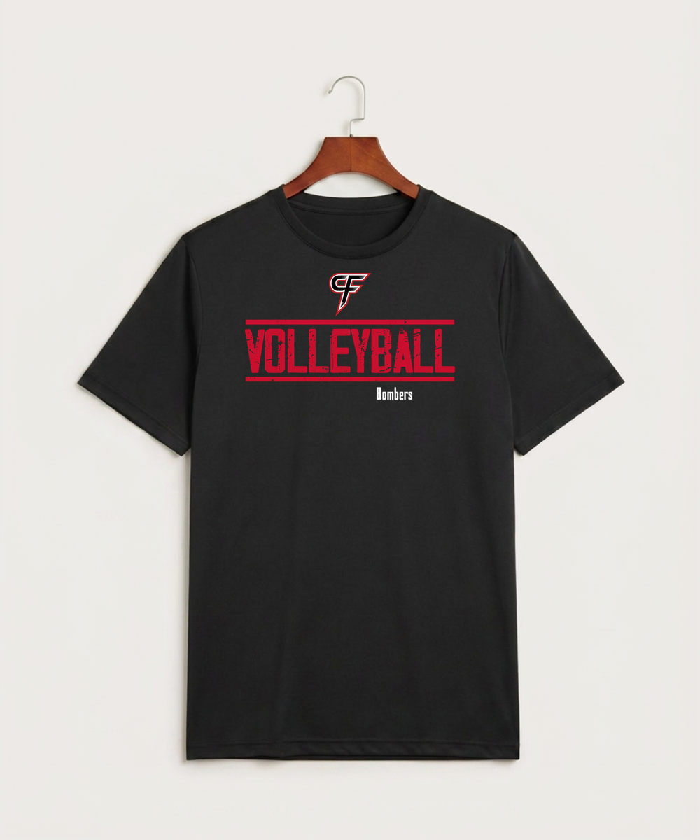 Cannon Falls High School Volleyball (Girls) - Black Sport-Tek PosiCharge Competitor Tee. ST350