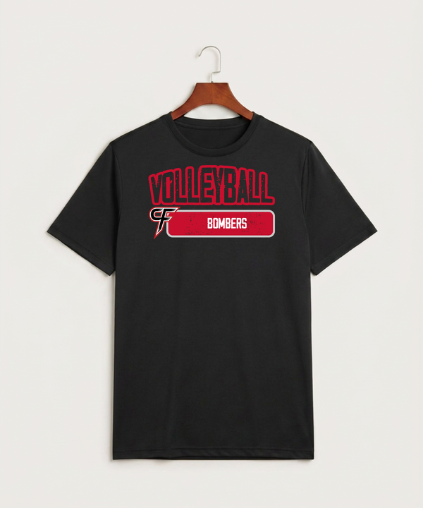 Cannon Falls High School Volleyball (Girls) - Black Sport-Tek PosiCharge Competitor Tee. ST350