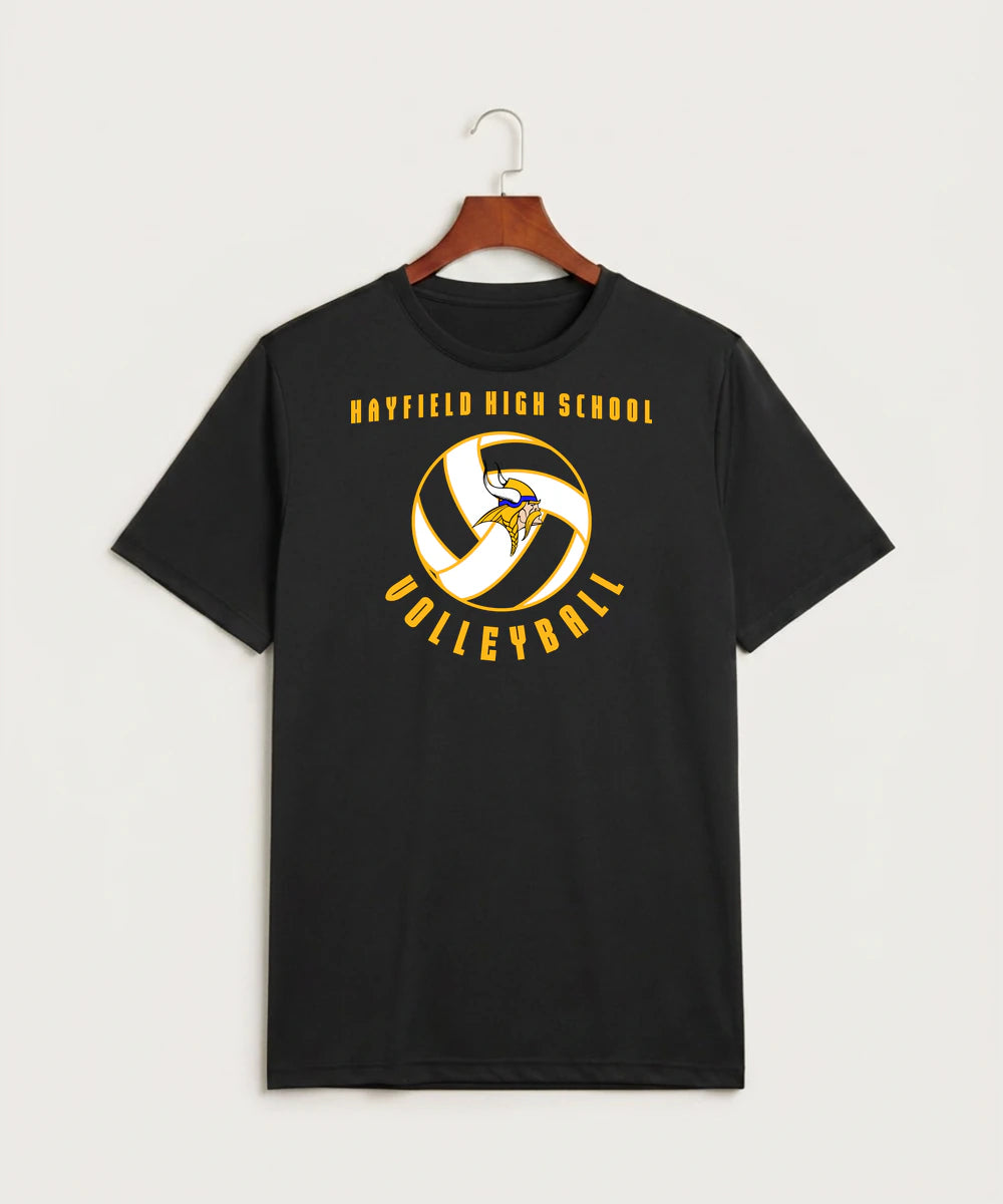 Hayfield High School Volleyball (Girls) - Black Sport-Tek PosiCharge Competitor Tee. ST350