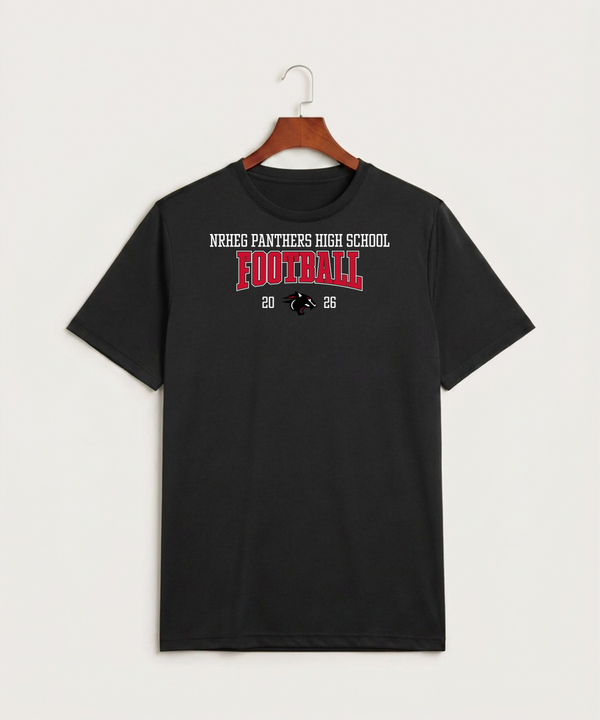 Nrheg Panthers High School Football (Boys) - Black Sport-Tek PosiCharge Competitor Tee. ST350
