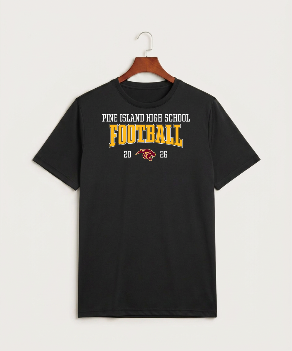 Pine Island High School Football (Boys) - Black Sport-Tek PosiCharge Competitor Tee. ST350