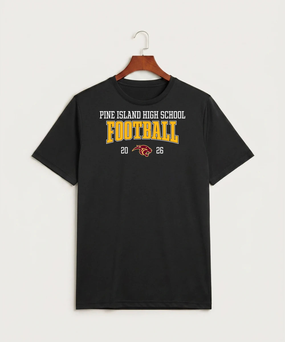 Pine Island High School Football (Boys) - Black Sport-Tek PosiCharge Competitor Tee. ST350