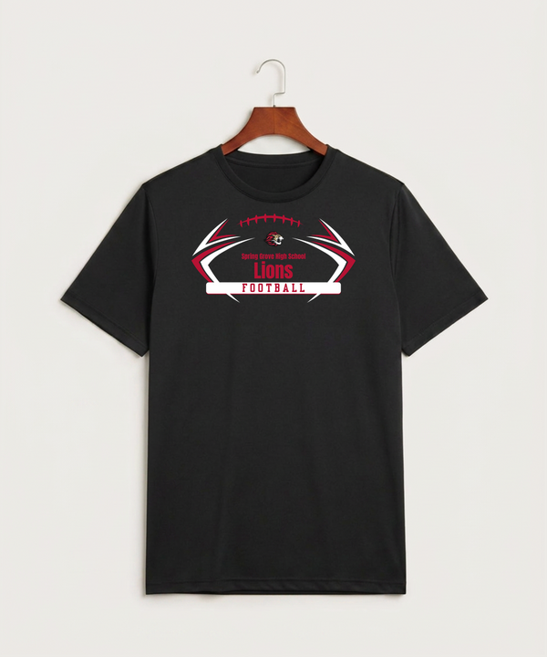 Spring Grove High School Football (Boys) - Black Sport-Tek PosiCharge Competitor Tee. ST350