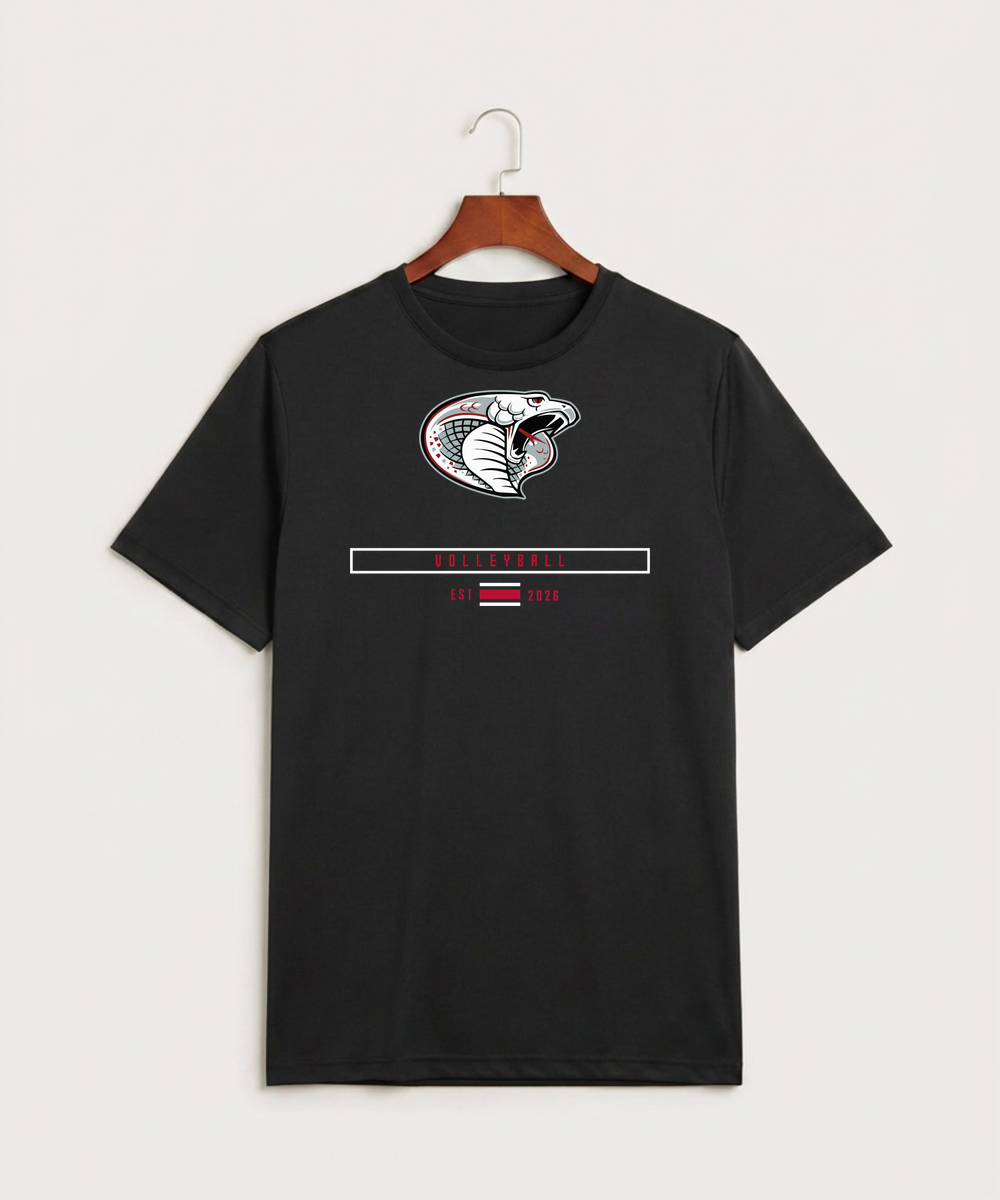 Triton High School Volleyball (Girls) - Black Sport-Tek PosiCharge Competitor Tee. ST350
