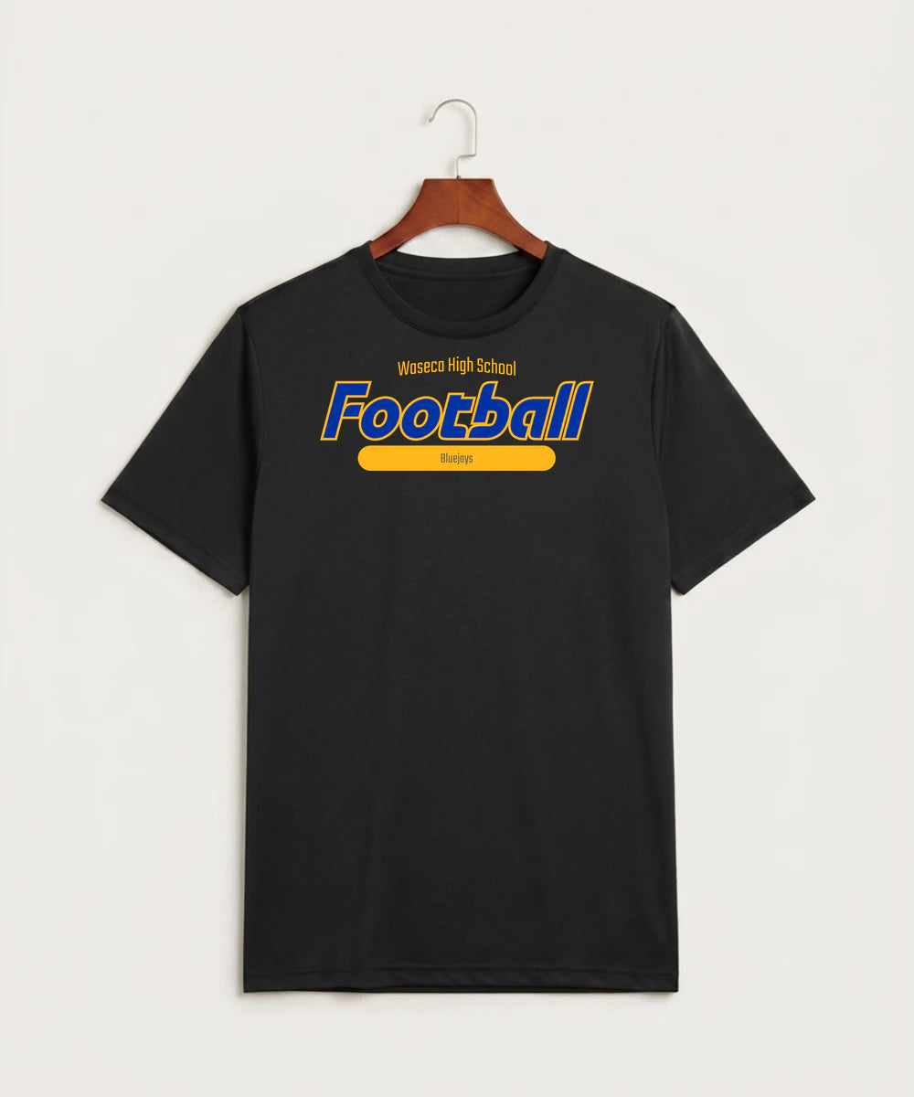 Waseca High School Football (Boys) - Black Sport-Tek PosiCharge Competitor Tee. ST350