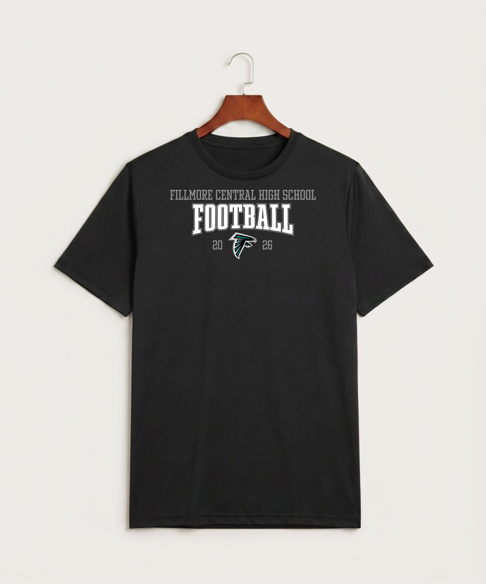Fillmore Central High School Football (Boys) - Black Sport-Tek PosiCharge Competitor Tee. ST350