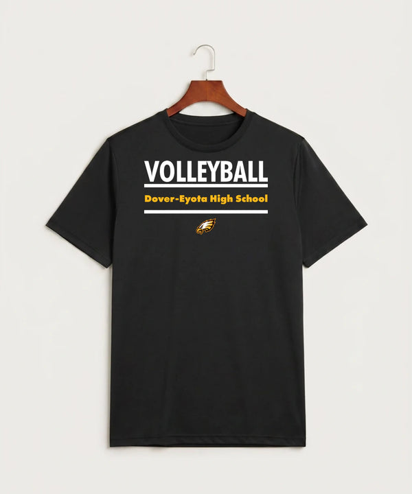 Dover-Eyota High School Volleyball (Girls) - Black Sport-Tek PosiCharge Competitor Tee. ST350
