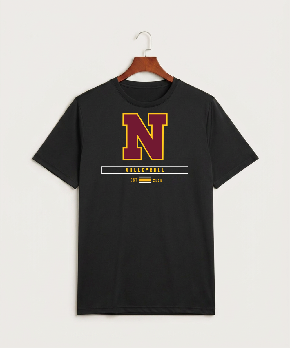 Northfield High School Volleyball (Girls) - Black Sport-Tek PosiCharge Competitor Tee. ST350