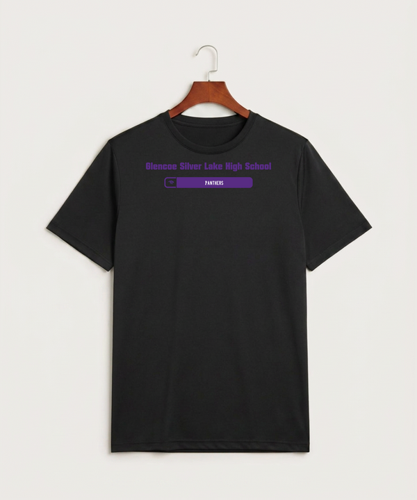 Glencoe Silver Lake High School Athletics - Black Sport-Tek PosiCharge Competitor Tee. ST350