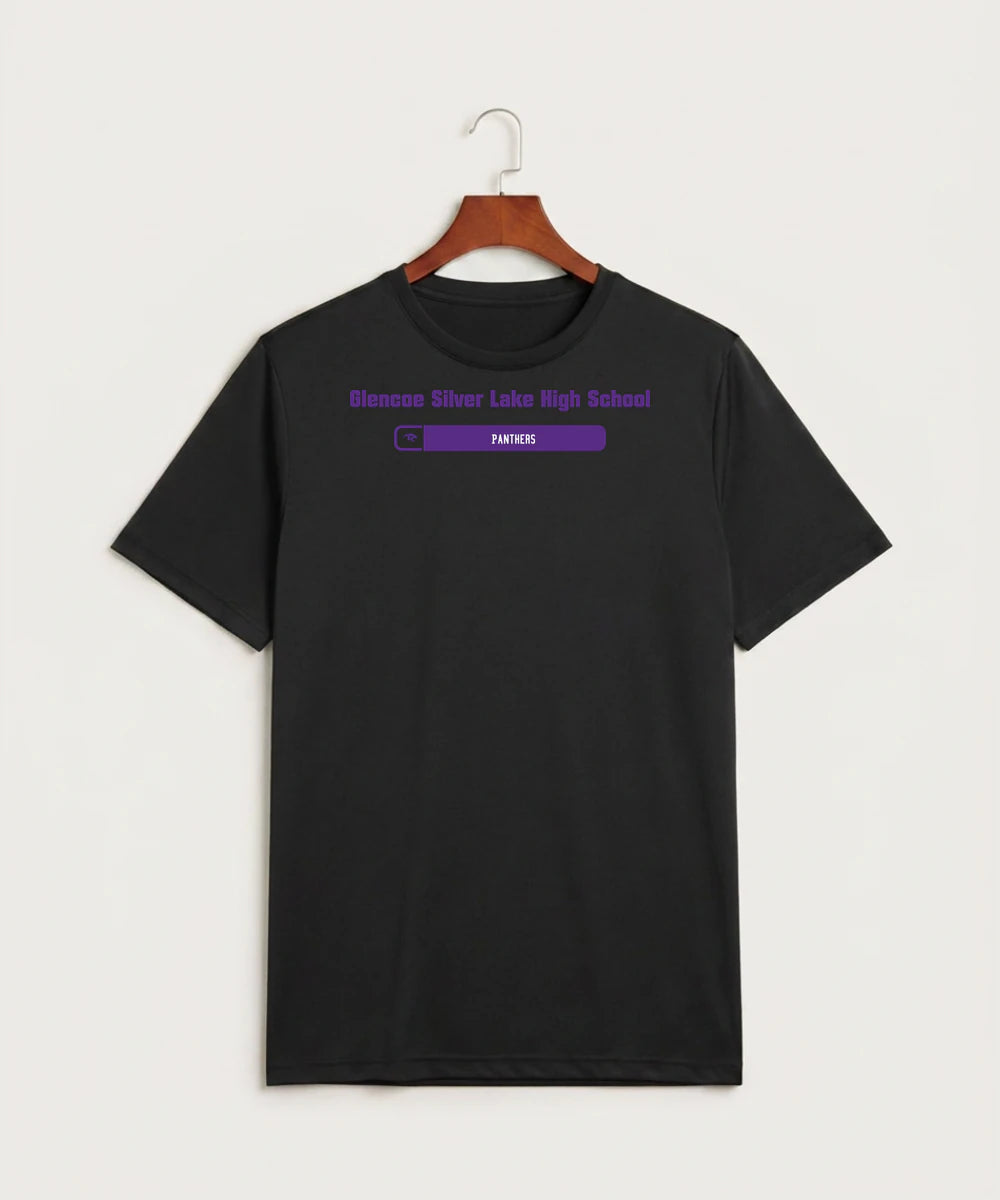 Glencoe Silver Lake High School Athletics - Black Sport-Tek PosiCharge Competitor Tee. ST350