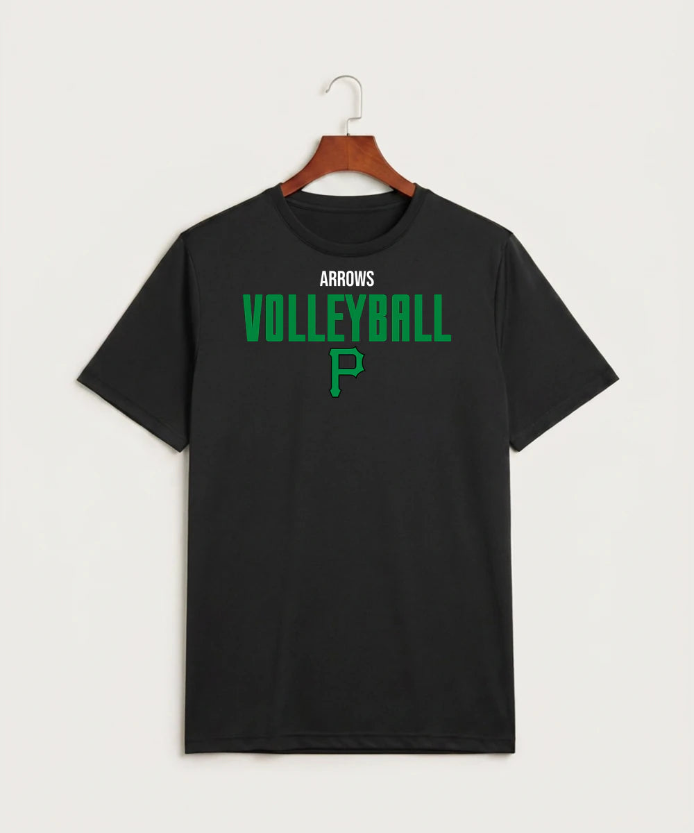 Pipestone Area High School Volleyball (Girls) - Black Sport-Tek PosiCharge Competitor Tee. ST350