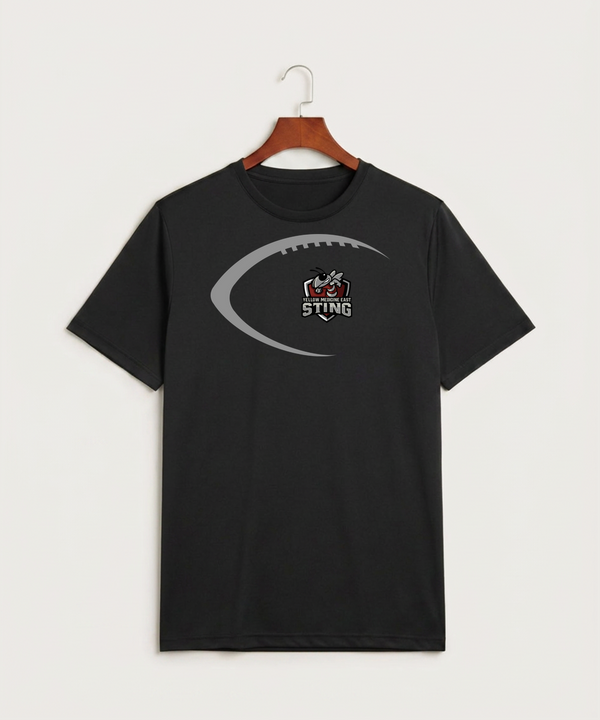 Yellow Medicine East High School Football (Boys) - Black Sport-Tek PosiCharge Competitor Tee. ST350