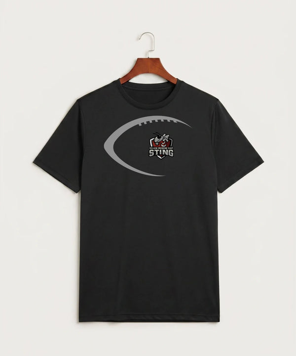 Yellow Medicine East High School Football (Boys) - Black Sport-Tek PosiCharge Competitor Tee. ST350