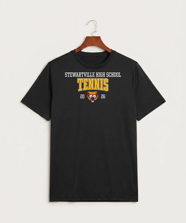 Stewartville High School Tennis (Coed) - Black Sport-Tek PosiCharge Competitor Tee. ST350