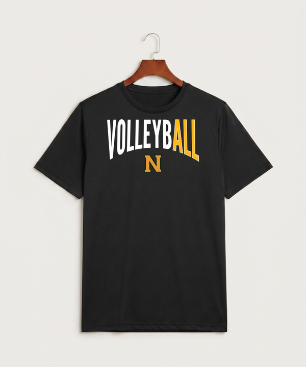 Nevis High School Volleyball (Girls) - Black Sport-Tek PosiCharge Competitor Tee. ST350